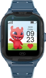 Ceas inteligent pentru copii Maxlife 4G cu GPS și Wi‑Fi albastru