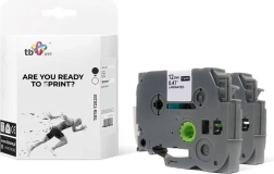 Bandă Brother negru pe alb 12mm x 8m