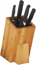 Suport din bambus pentru cuțite cu inserție universală