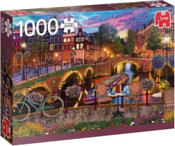 Puzzle JUMBO cu canalele de apă din Amsterdam – 1000 de piese