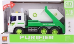 Mașină cu container și cu efecte sonore și luminoase