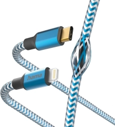 Cablu de încărcare 1,5 m USB-C Lightning albastru