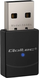 Qoltec adaptor mini wireless Wi‑Fi 6 cu Bluetooth 5.4, USB