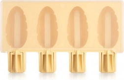 Formă din silicon pentru înghețate cu capac galben