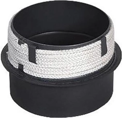 Trecere în coș 180/180 mm cu șnur de etanșare, lungime 160 mm, grosime 1,5 mm, negru