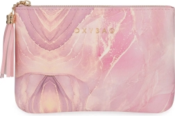 Portfard DAY roz cu efect marmorat