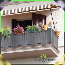 Plasă de umbrire pentru gard 1,5 × 25 m, 180 g/m², antracit, rezistentă la UV