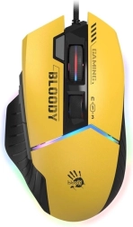 Mouse de gaming Bloody W95 Max USB în culoare lime