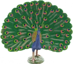 Figurină de păun din plastic 11 × 11 × 5 cm