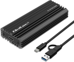 Qoltec husă pentru M.2 SSD NVMe și SATA cu conexiune USB-C, capacitate 2TB