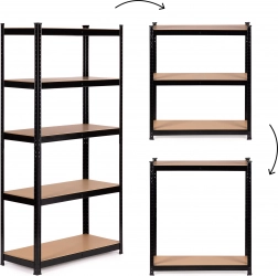 Raft metalic cu 5 polițe pentru garaj și pivniță