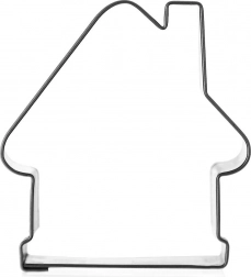 Decupator din inox în formă de căsuță 5,5 cm