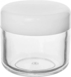 Siguranță pentru cremă 20 ml – borcănel transparent de călătorie