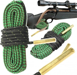 Sfoară de curățare pentru țeavă cu perii din alamă integrate 5.56/.223/.22