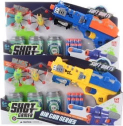 Pistolă cu gloanțe din spumă și insecte pentru copii