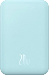 Power bank magnetic mini Baseus 5000 mAh USB‑C 20 W albastru
