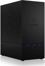 Carcasă externă ICY BOX pentru 2× HDD 3,5" cu RAID și USB 3.0