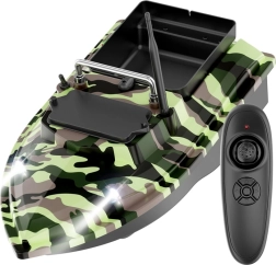 Bărciță de nădire Flytec V050 12000 mAh cu camuflaj moro