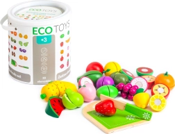 Fructe din lemn de tăiat ECOTOYS