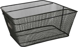 Cos de bicicletă din metal, negru, 25kg