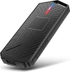 Carcasă de gaming din aluminiu AXAGON USB‑C 3.2 Gen 2 pentru M.2 NVMe/SATA SSD
