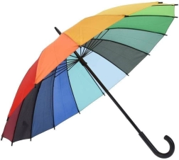 Umbrelă curcubeu manuală 98 cm