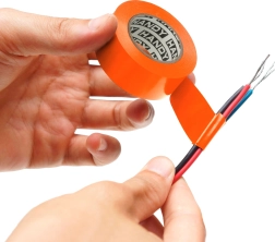 Bandă izolatoare din PVC portocalie 20 m