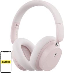 Căști wireless Baseus Bowie D05 Bluetooth 5.2 roz-auriu