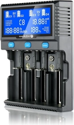 Încărcător universal de acumulatori pentru Li‑ion, Li‑HV, LiFePO4 și Ni‑MH