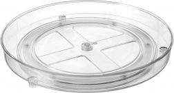 Organizator rotativ 27 cm din plastic transparent