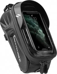 Geantă de cadru impermeabilă pentru bicicletă MalTrack cu suport pentru telefon