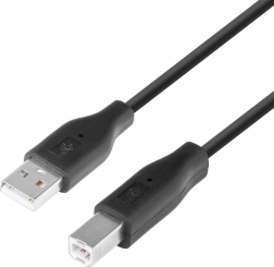 Cablu USB AM-BM 1.8 m negru