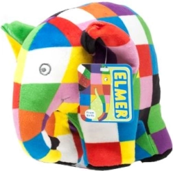 elefant de pluș Elmer – prieten colorat pentru pătuț 20 cm
