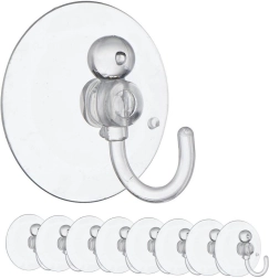 Set cârlige cu ventuză 3,5 cm – 8 buc.