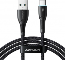 Cablu Joyroom Starry USB la USB-C negru