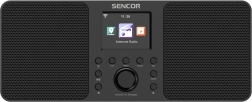 Radio internet Sencor cu 2x10W, WiFi, FM, DAB+, USB și ecran LCD