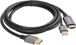 Cablu HDMI la DisplayPort 1.8 m 4K negru