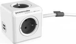 Prelungitor PowerCube Extended USB 1,5 m gri