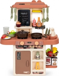 Bucătărie pentru copii cu sunete, LED și generator de abur, 42 accesorii
