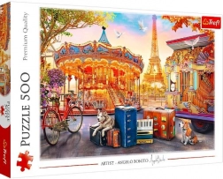 Puzzle 500 piese – Vacanță la Paris TREFL