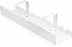 Da263a organizator de cabluri pentru birou alb