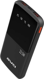 Powerbank 10000mAh cu încărcare rapidă 22,5W, 2xUSB + USB-C