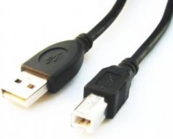 Cablu USB 2.0 AB (AM–BM) 1,8 m negru