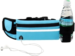 Bq12d centură de alergare cu borsetă albastră