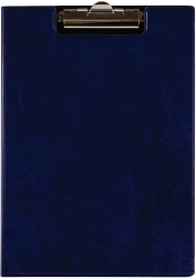 Mapă dublă A4 lucioasă albastră