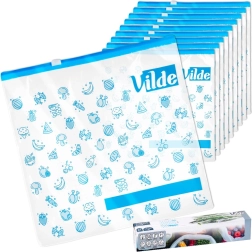 Pungi alimentare resigilabile Vilde 27 × 26 cm, 10 buc.