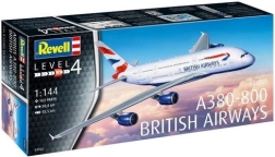 Model din plastic al avionului AIRBUS A380-800 BRITISH AIRWAYS
