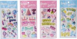 Abțibilduri decorative cu glitter 22x9,5 cm