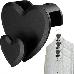 Organizator cârlige pentru umerașe de dulap - set de 12 bucăți