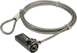 Cablu de securitate pentru laptop cu lacăt suplimentar